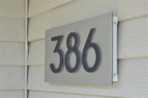 Custom Led House Numbers Sign 3d Horizontal 5 Etsy Led House