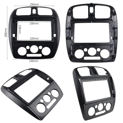 9 Inch Car Audio Frame Gps Navigation Fascia Panel Car Dvd Plastic