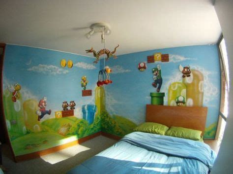 One thing i'd always wanted but never got though, was a gameboy. mario-bros-bedroom (mit Bildern) | Mario zimmer ...