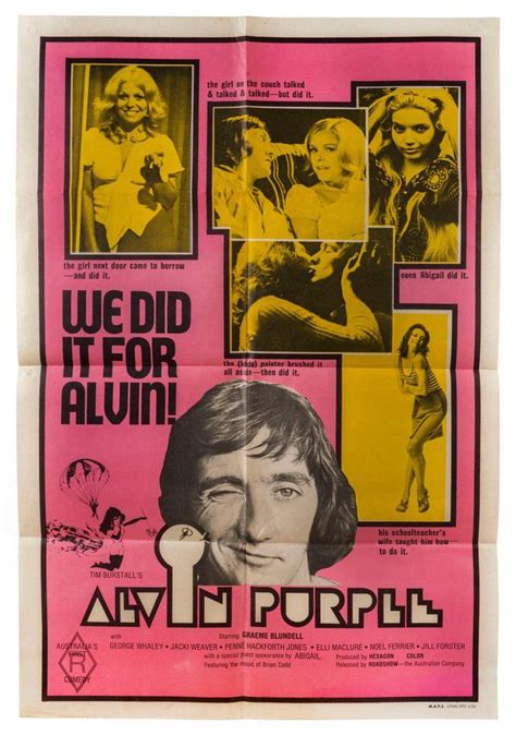 Australian Classics Of The 1970s Alvin Purple 1973 One Sheet… Movie Posters And Daybills