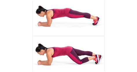 Elbow Plank With Alternating Knee Tap 10 Minute Cardio For Abs
