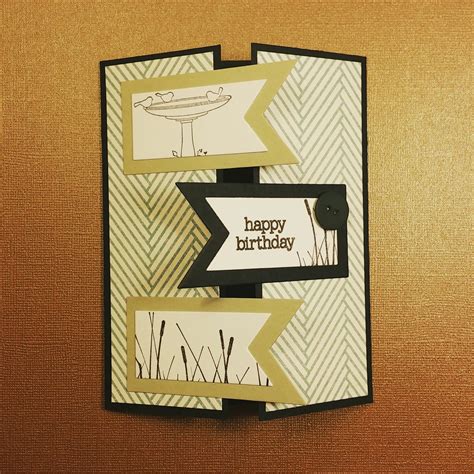 Card Inspiration Male Birthday Card Stampin Up Framelits Primary