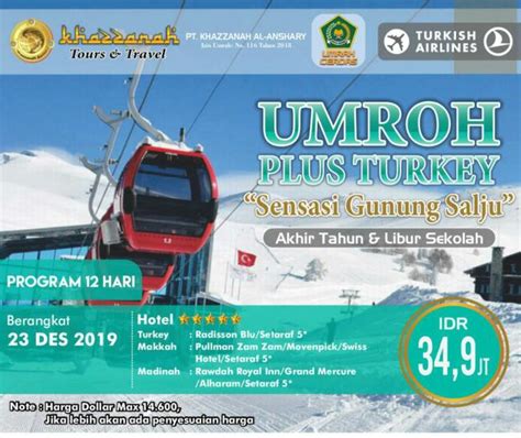 Paket Umroh Plus Turki 2019 Keindahan Islami Travel Haji Plus Umrah