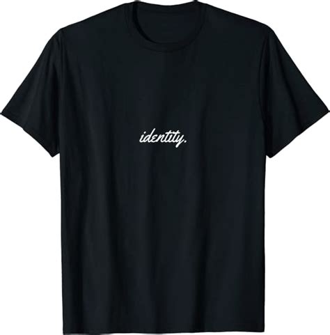 Identity T Shirt Uk Fashion