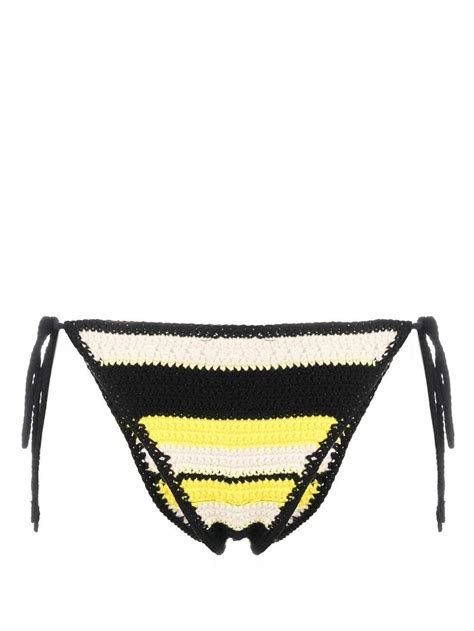 Crochet String Bikini Bottoms Ganni