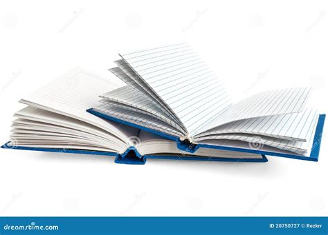 Notebooks Bound In Blue Stock Image Image Of Leather 20750727