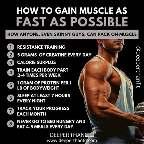 How To Gain Muscle Fast The Ultimate Guide Ihsanpedia