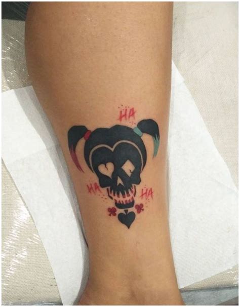 Harley Quinn Logo Tattoo