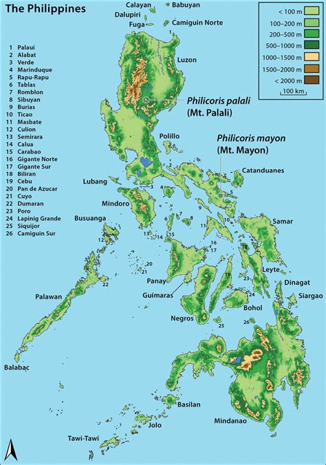 Philippine Islands Map Bank Of The Philippines Island Crpodt