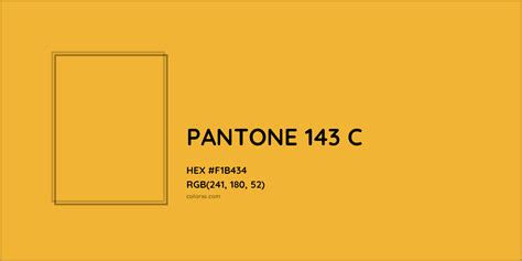 About Pantone 143 C Color Color Codes Similar Colors And Paints