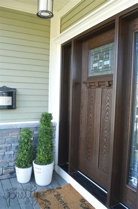 If the batteries are dead, the transmitter will. Our New Craftsman Front Door from Masonite - My Dream Door ...