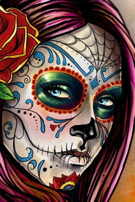 Day Of The Dead Girlz Sugar Skull Mädchen Chica Sugar Skull Sugar