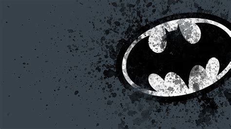 Wallpaper Ilustrasi Satu Warna Bulan Lingkaran Logo Batman