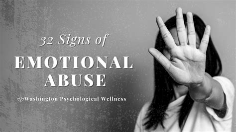 32 Signs Of An Emotionally Abusive Relationship Wash Psych Wellness
