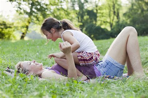 Mother And Daughter Playing Stock Image F0036263 Science Photo Library