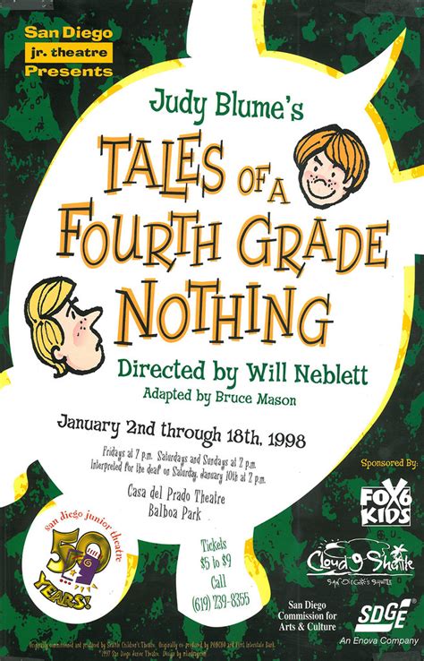 1998 Tales Of A Fourth Grade Nothing Poster A Photo On Flickriver