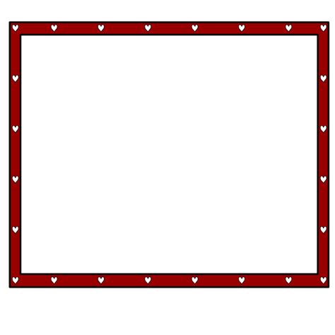 Free Clip Art Border Redblackhearts4x33 By Tomasarad