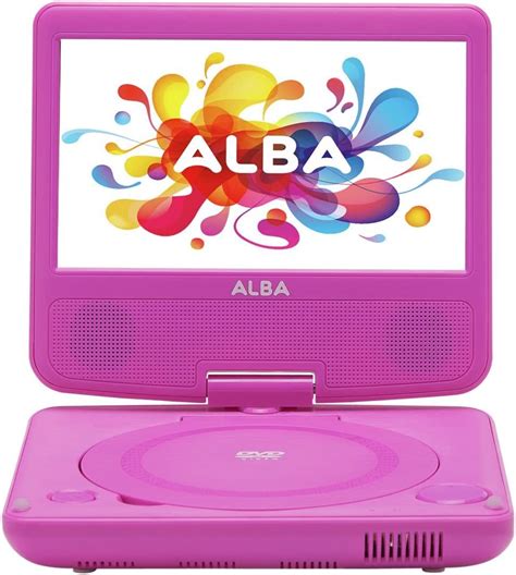 Alba 7 Inch Portable Dvd Player Pink Uk Electronics And Photo