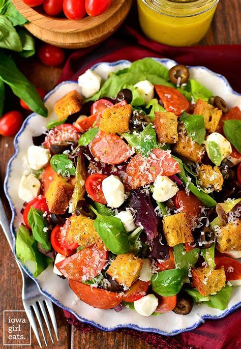 10 Big Hearty Salads Pizza Salad Hearty Salads Gluten Free Croutons