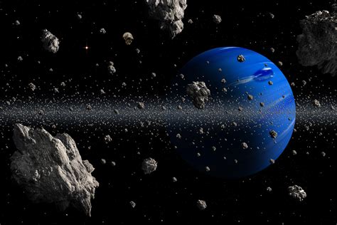 Wallpaper Planet Asteroids Space Blue Asteroid Belt Hd Widescreen