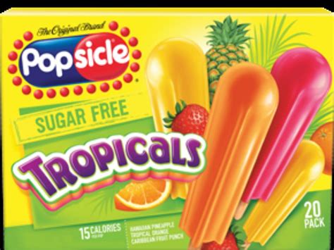 Tropicals Sugar Free Ice Pops Nutrition Facts Eat This Much