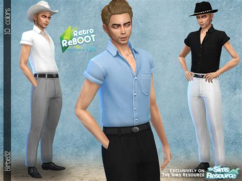 The Sims Resource Retro Reboot 50s Manstyle