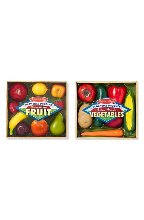 Melissa And Doug Play Time Produce Fruit And Vegetables Play Food 2