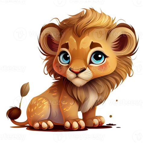 Cute Baby Lion Clipart Png Transparent Background 21952387 Png