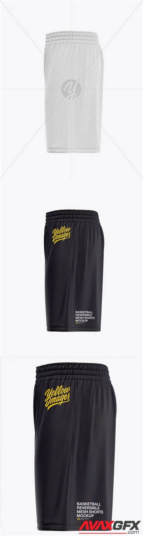 Psd file consists of smart objects. Men's Basketball Shorts Mockup - Side View 40528 TIF ...