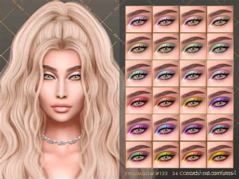 The Sims 4 Cosmetics Eyeshadow 122 Makeup Mod Modshost