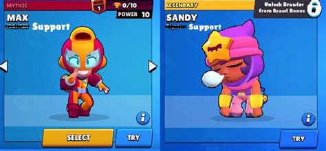 *power point & coin ratio is universal for all brawlers. Petition to make Max and Sandy "Support" instead of ...