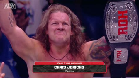 AEWs Chris Jericho Is New Ring Of Honor Champion Foppa Casa