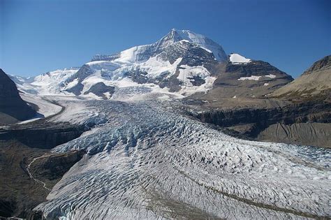Mount Robson And The Robson Glacier As Seen From The Snowbird Pass