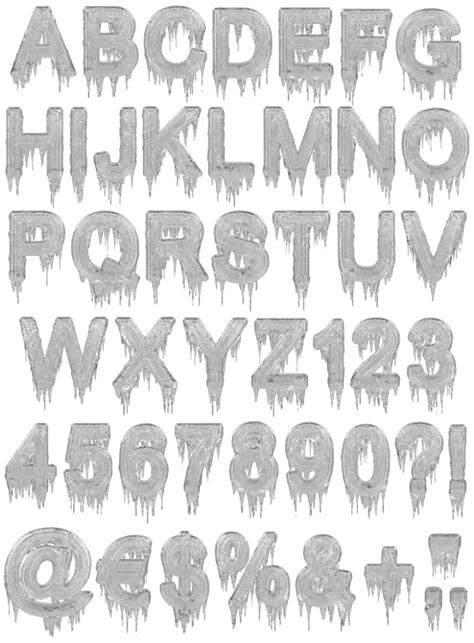 Icicle Font Ice Opentype Typeface