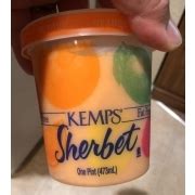 Kemps Sherbet Ice Cream Calories Nutrition Analysis More Fooducate