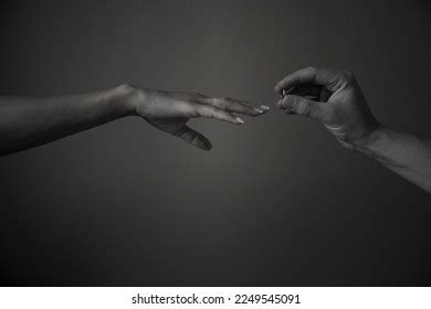 Sensual Hand Couple Giving Helping Hand Stock Photo Shutterstock