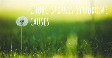 Which Are The Causes Of Churg Strauss Syndrome