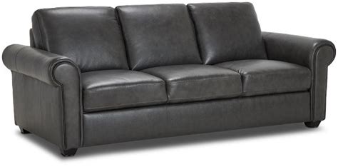 Lincoln Dark Gray Lthrvinyl Sofa