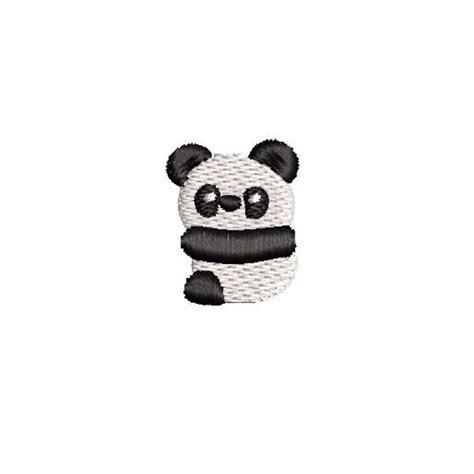 Panda Embroidery Design Embroidery File Digital Design Instant Etsy Uk