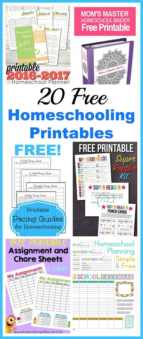 The first thing that many homeschoolers usually decide on is the curriculum they are going to use. 20 Free Homeschooling Printables | Homeschool kindergarten ...