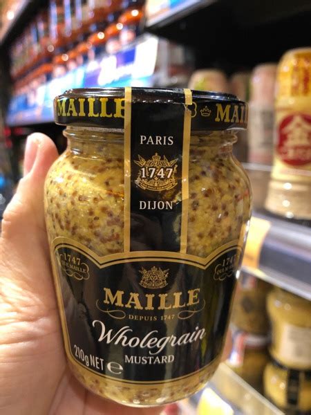 Maille Wholegrain Mustard With White Wine 1source