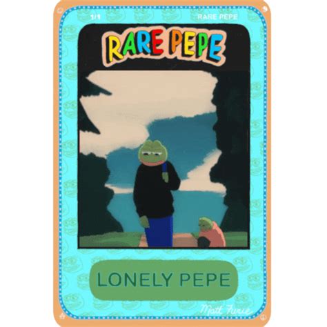 046 Lonely Pepe Rarepepe By Matt Furie Opensea