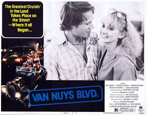 Cyndi On “van Nuys Blvd” Lobby Card Pipe And Pjs The Seventies