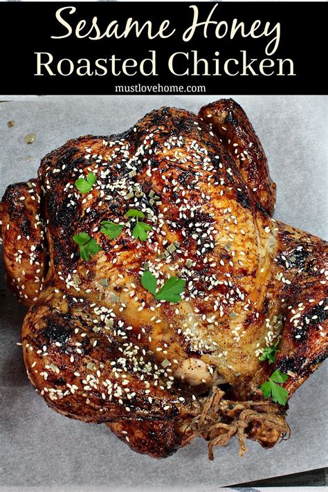 This cast iron skillet chicken breast and vegetable one glad you enjoyed it oksana. Sesame Honey Roasted Chicken | Recipe | Food recipes ...