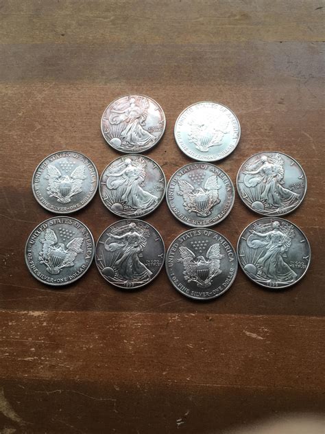 My Collection Of Fine 1 Oz Silver Dollars From 1999 Coins
