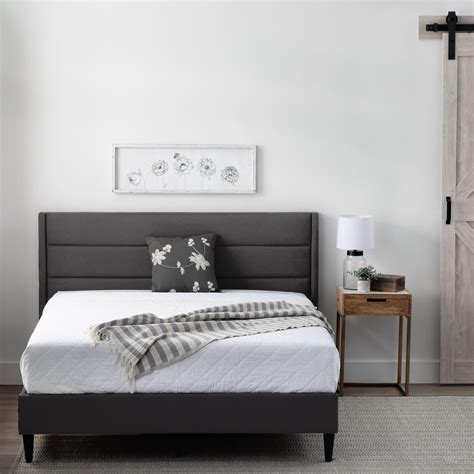 Brookside Amelia Upholstered Bed With Horizontal Channels After Furniture