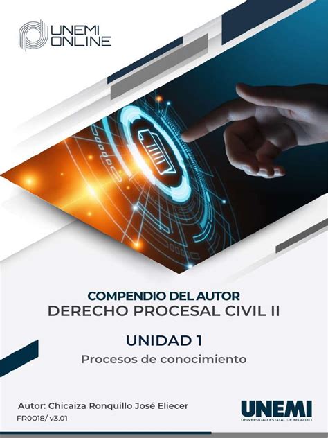 Compendio 1 Pdf Ley Procesal Demanda Judicial