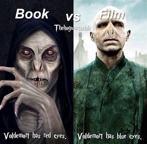 Voldemort Book Vs Film