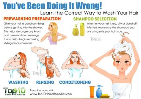 Youve Been Doing It Wrong Learn The Correct Way To Wash Your Hair Top 10 Home Remedies