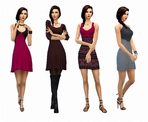 Lovely Dresses Maxis Match Lookbook At Simelicious Sims